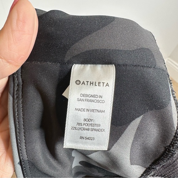 Athleta High Rise Camo Print Petite Leggings - Picture 7 of 7